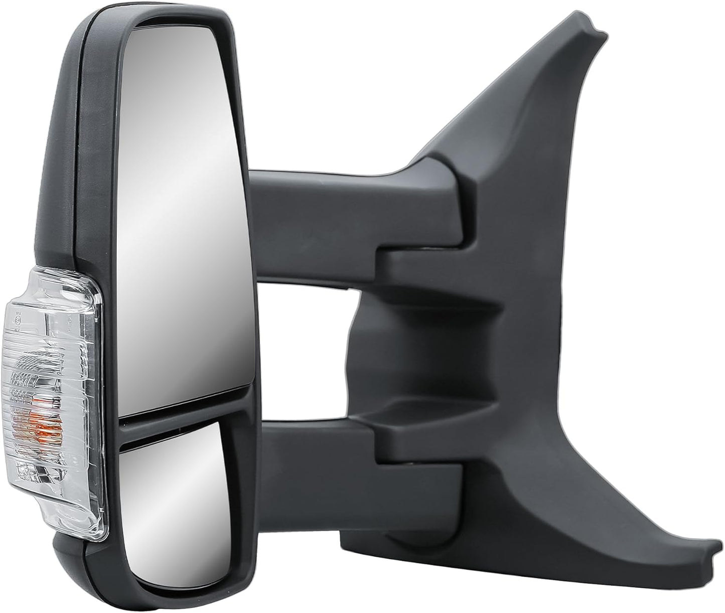 Aligoparts Passenger Left Side Door Wing Mirror N/S Manual Long Arm for Ford Transit MK8 2014–2026