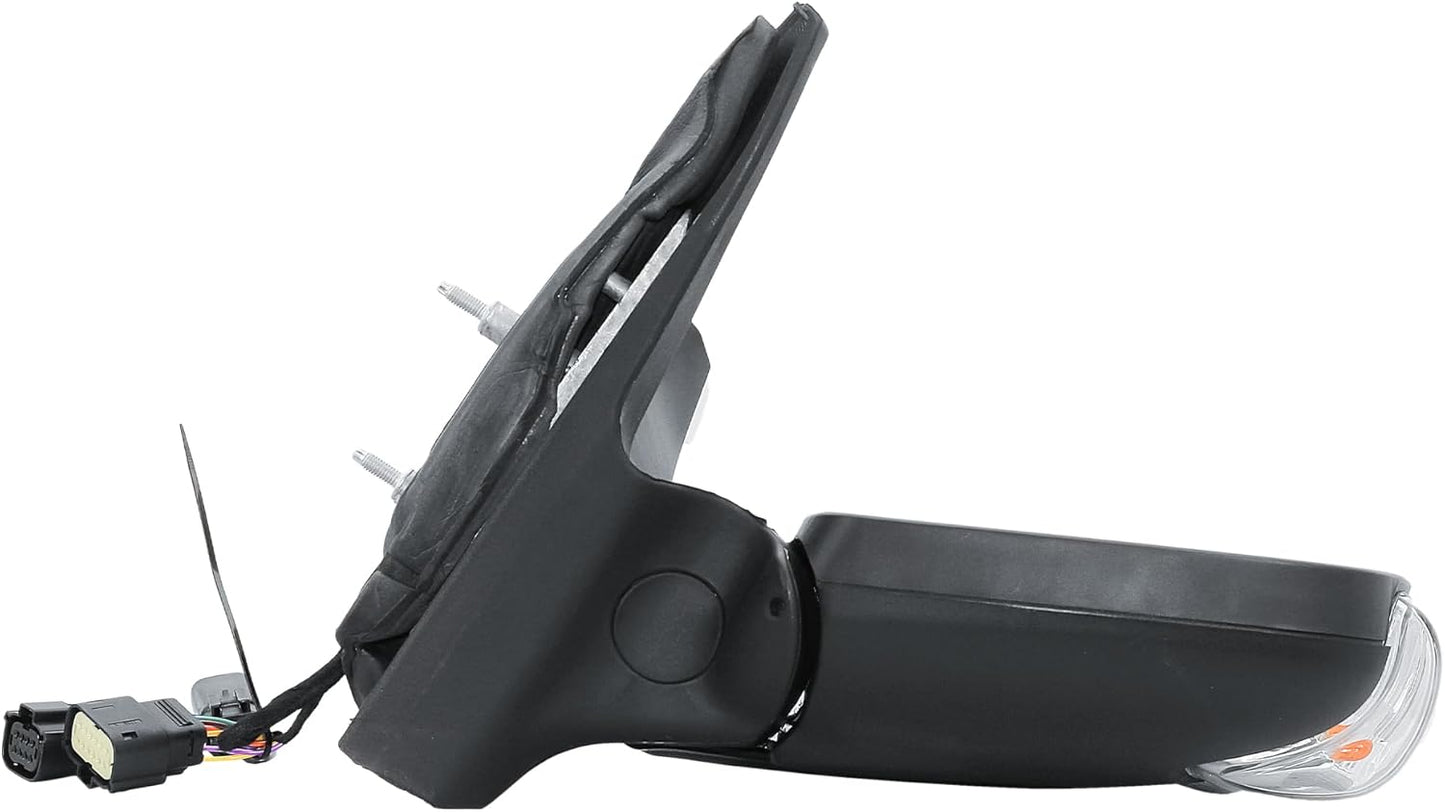 Aligoparts Driver Right Side Door Wing Mirror O/S Manual Non-Heated Short Arm for Ford Transit MK8 2014–2026