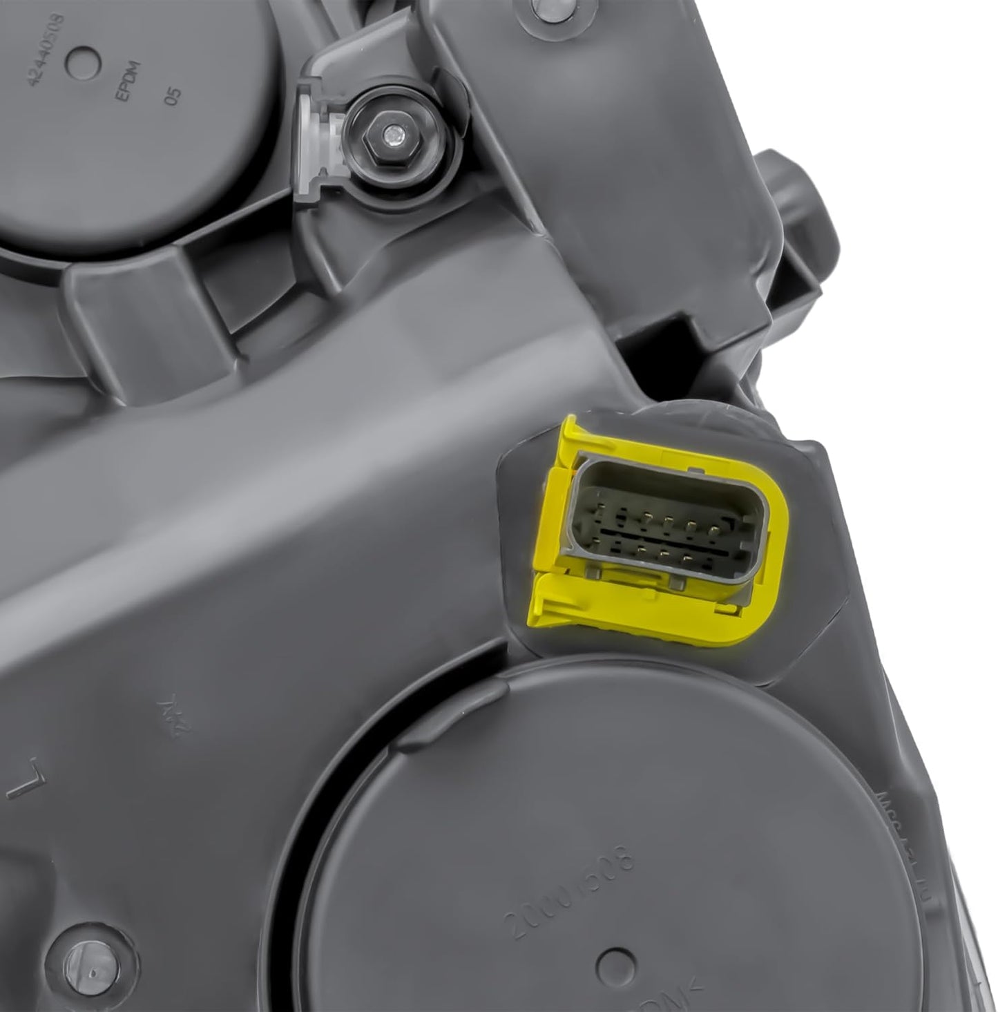 Aligoparts Passenger Left Side Headlight Lamp N/S Electric Adjustment Square Plug for IVECO Daily 2020–2025