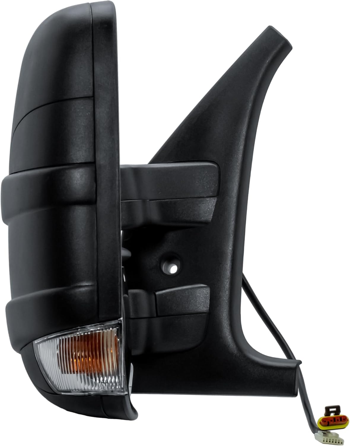 Aligoparts Passenger Left Side Door Wing Mirror N/S Electric Heated with Temperature Sensor Manual Folding Short Arm for IVECO Daily 2006–2013