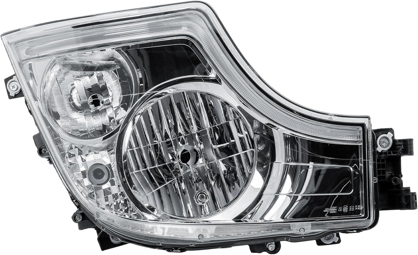 Aligoparts Driver Right Side O/S Headlight Head Lamp Electric Adjustment LED DRL 24V for Mercedes Actros MP5