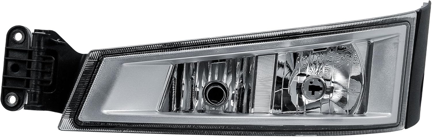 Aligoparts Passenger Left Side N/S Fog Light Lamp Chrome Strip with Spot Light 24V for Volvo FH FM Version 4 (2012–2020)
