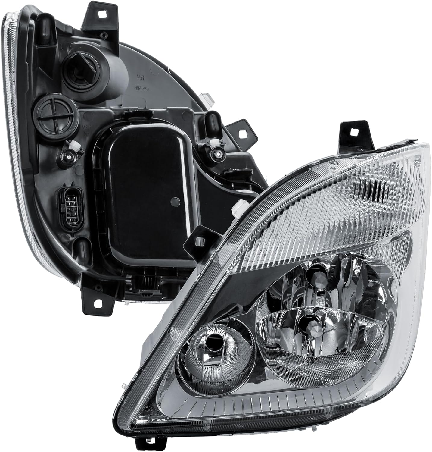 Aligoparts Passenger Left Side Headlight Lamp N/S Electric Adjustment No Fog Light for Mercedes Sprinter 906 2006–2013