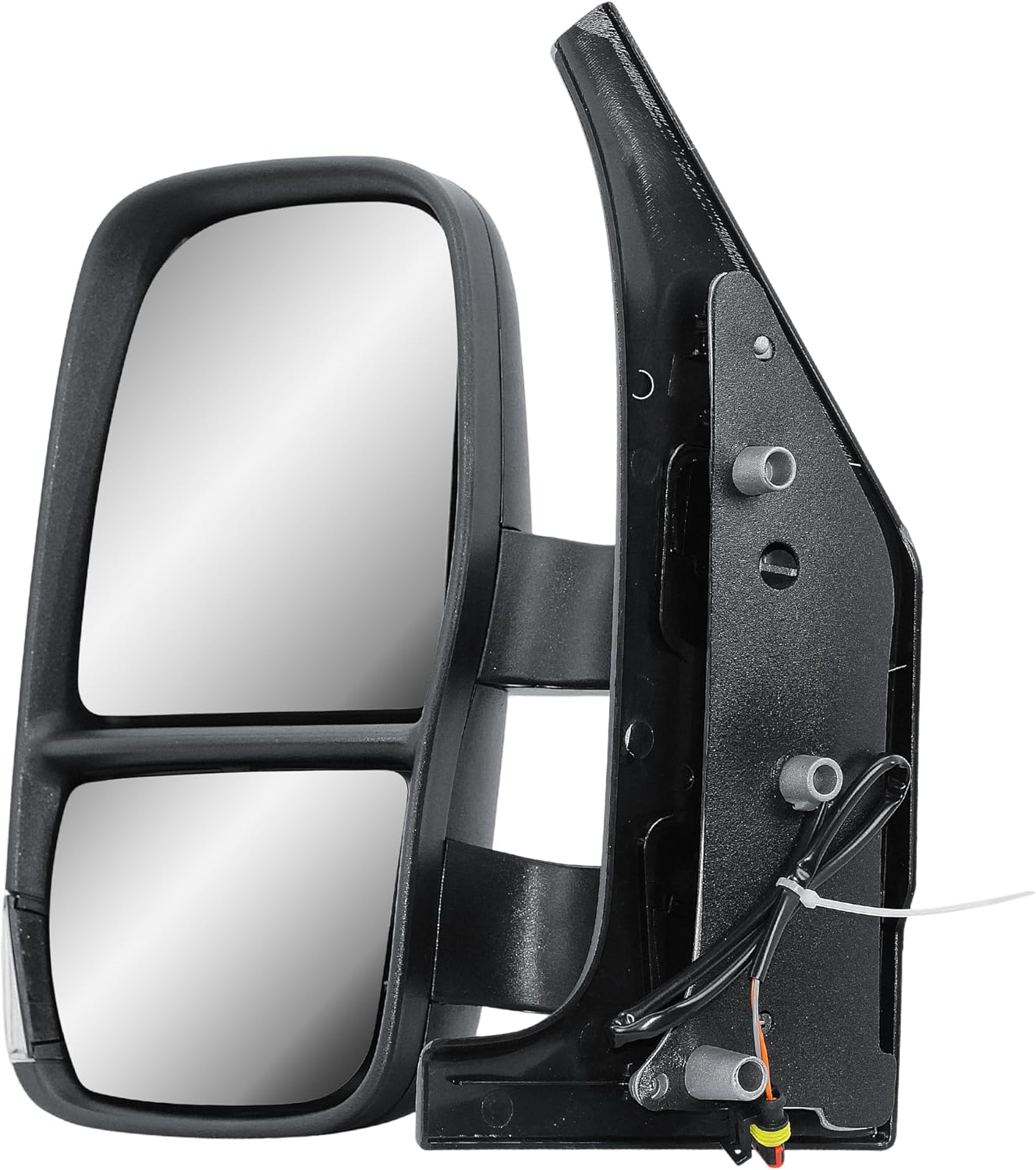 Aligoparts Passenger Left Side Door Wing Mirror N/S Manual Non-Heated Long Arm with Temperature Sensor for IVECO Daily 2006–2013