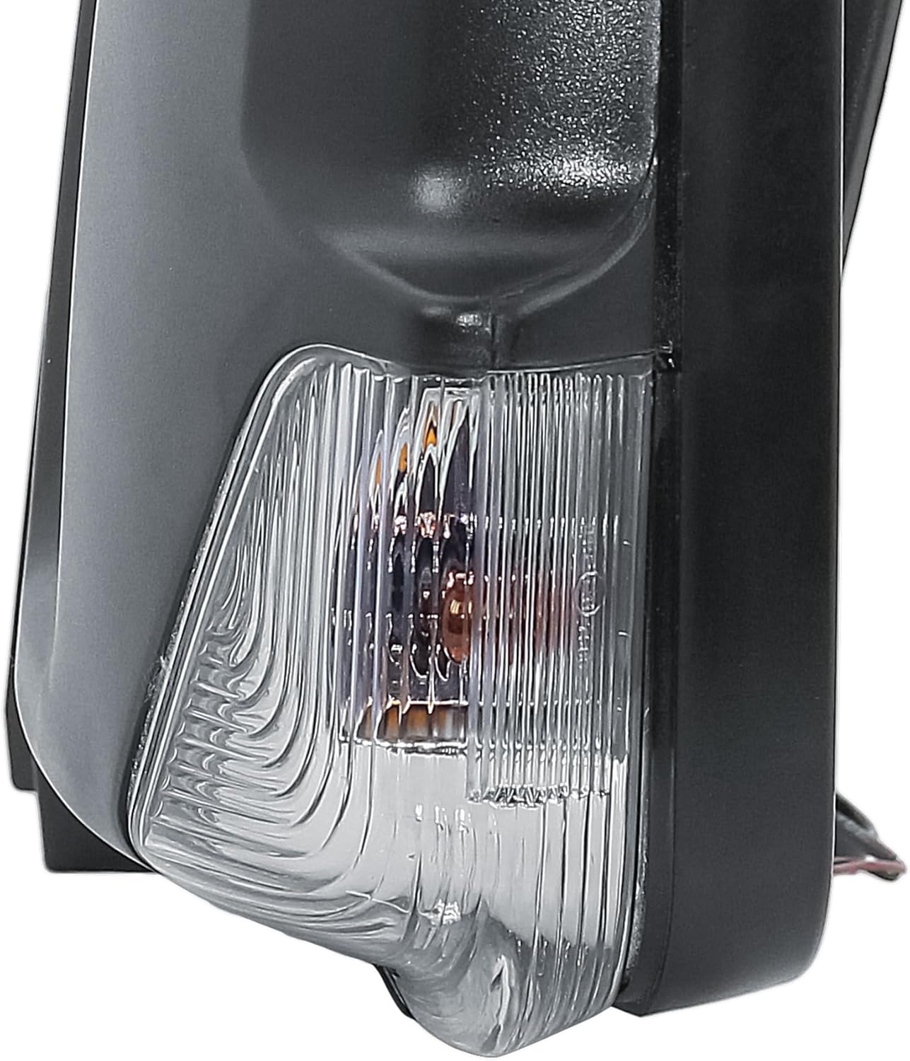 Aligoparts Passenger Left Side Door Wing Mirror N/S Manual Without Heated Short Arm Black Cover for Mercedes Sprinter VW Crafter 2006–2018