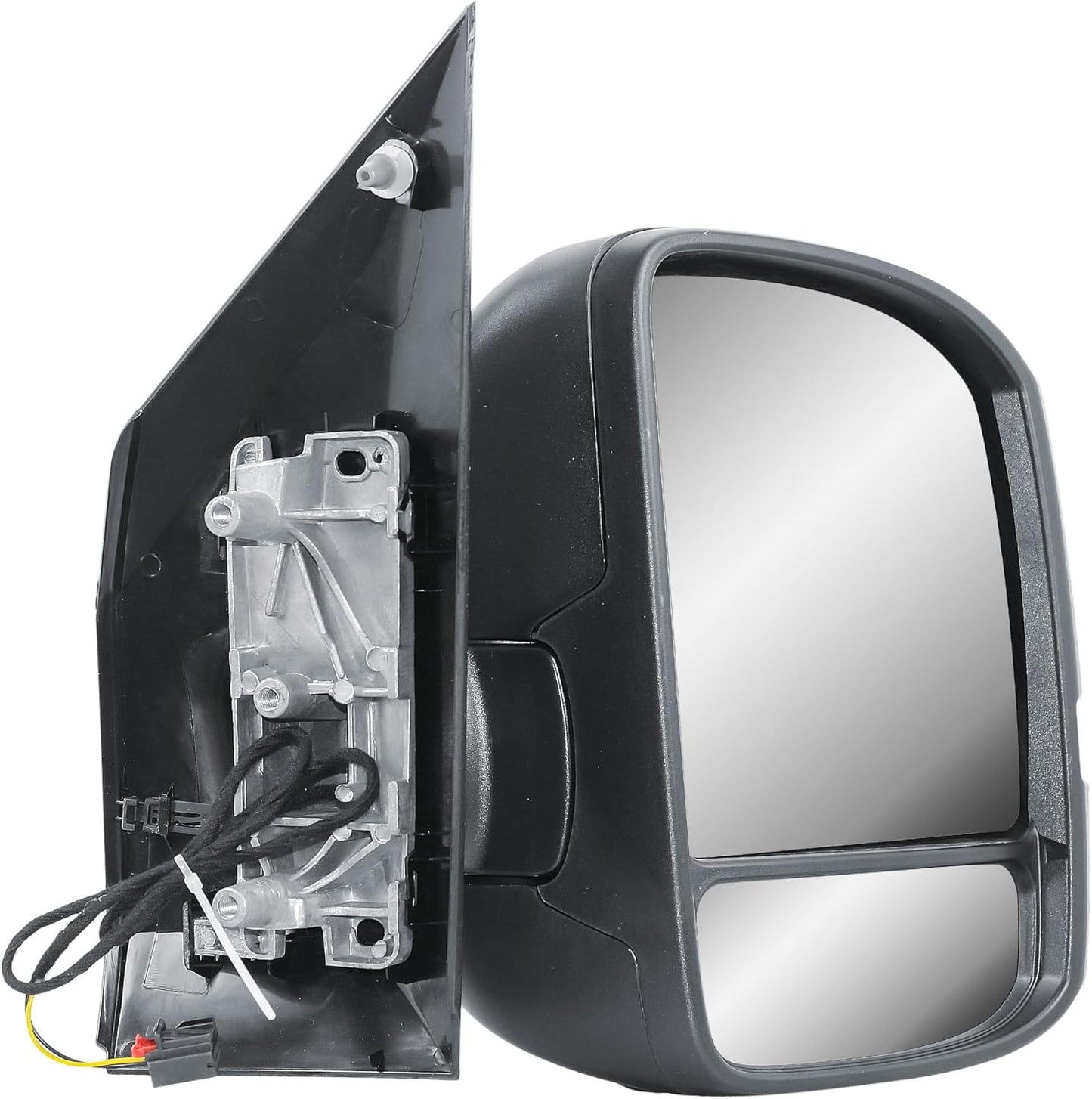 Aligoparts Driver Right Side Door Wing Mirror O/S Manual Short Arm for VW Crafter MAN TGE 2017–2024