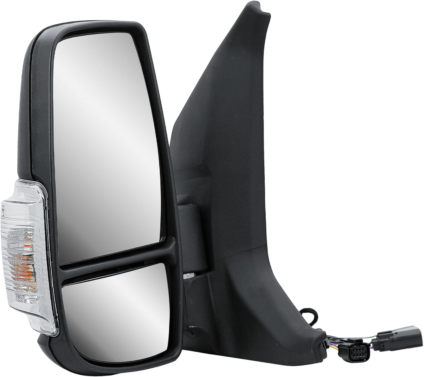 Aligoparts Passenger Left Side Door Wing Mirror N/S Manual Non-Heated Short Arm for Ford Transit MK8 2014–2026