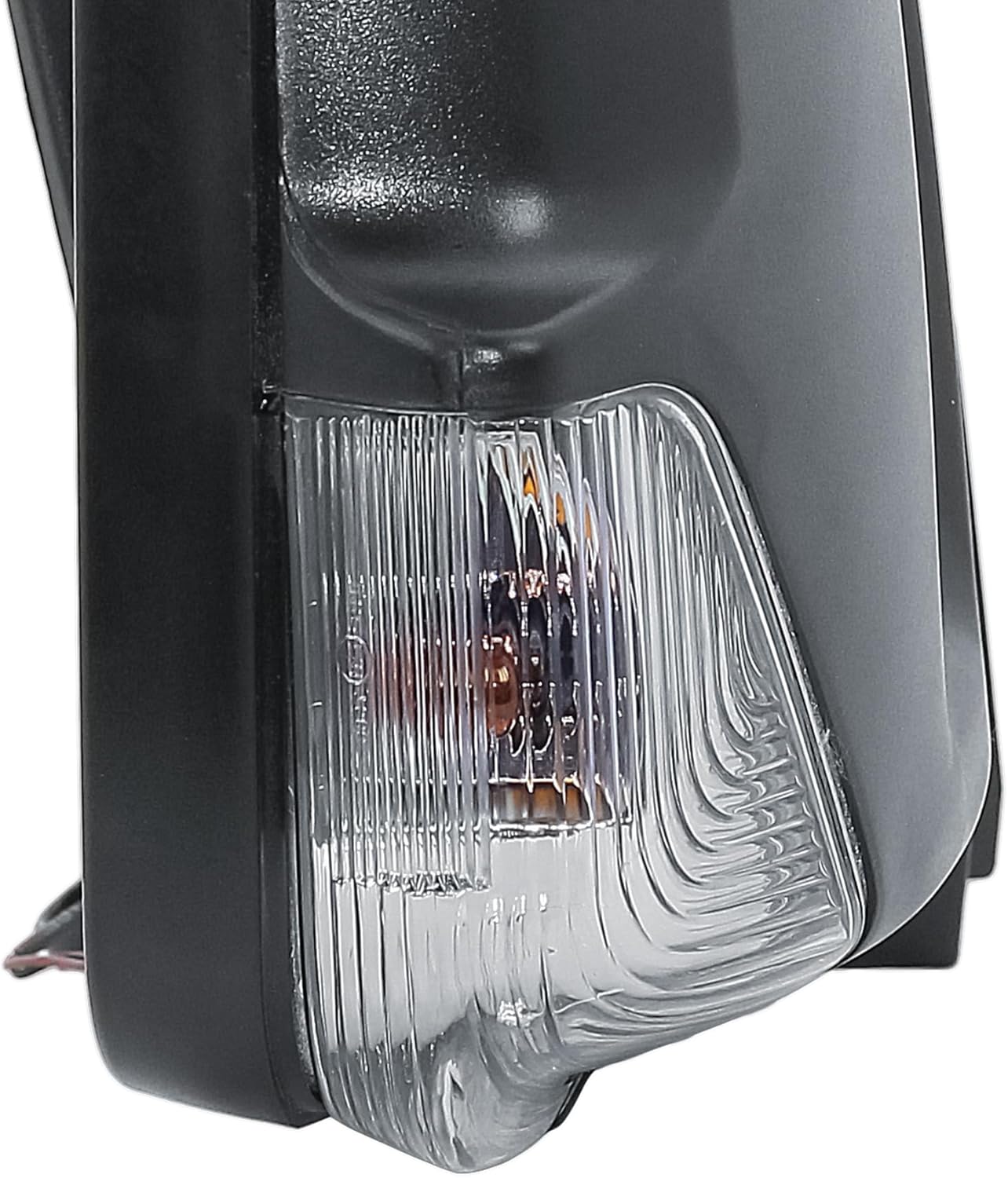 Aligoparts Driver Right Side Door Wing Mirror O/S Manual Without Heated Short Arm Black Cover for Mercedes Sprinter VW Crafter 2006–2018