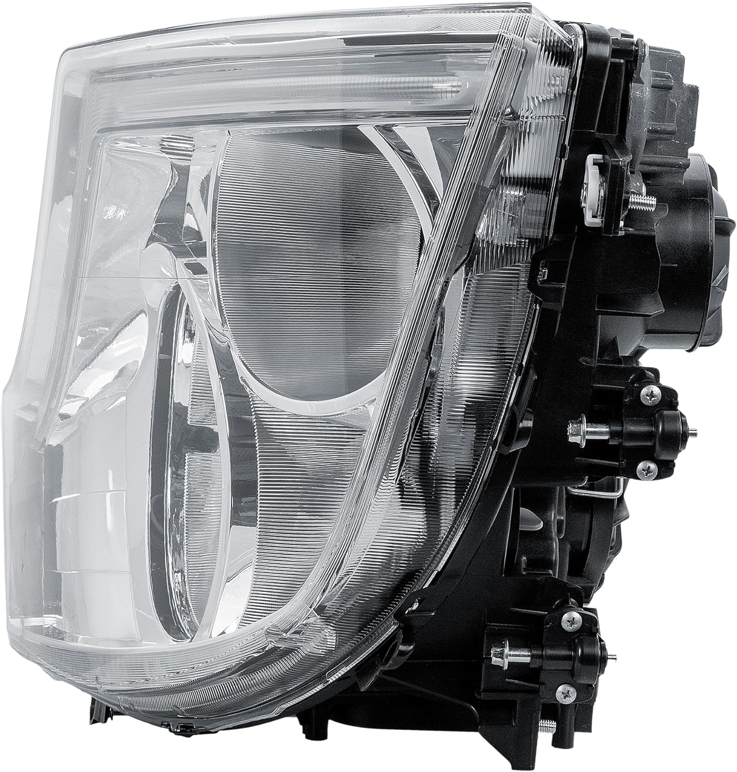 Aligoparts Passenger Left Side N/S Headlight Head Lamp Electric Adjustment LED DRL 24V for Mercedes Actros MP5