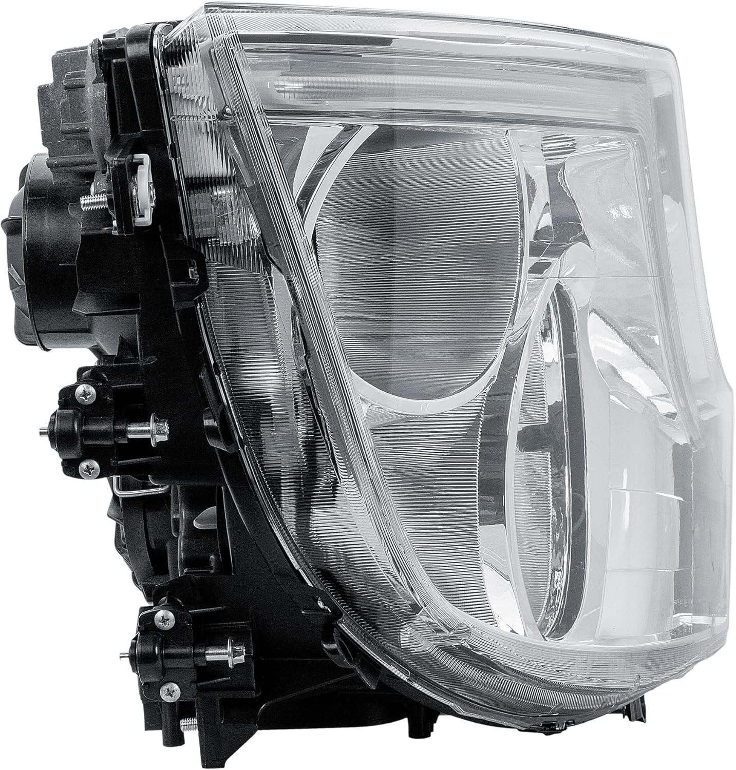 Aligoparts Driver Right Side O/S Headlight Head Lamp Electric Adjustment LED DRL 24V for Mercedes Actros MP5