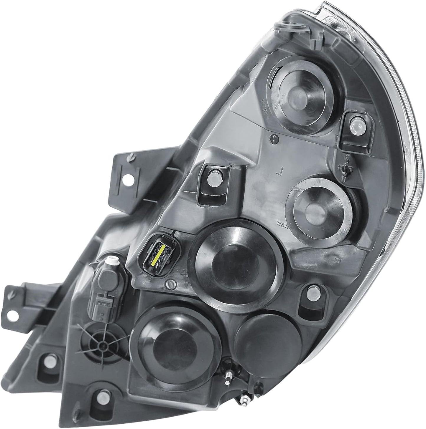Aligoparts Driver Right Side Headlight Lamp O/S Electric Adjustment With Motor No Fog Light for Renault Master Movano 2010–2019