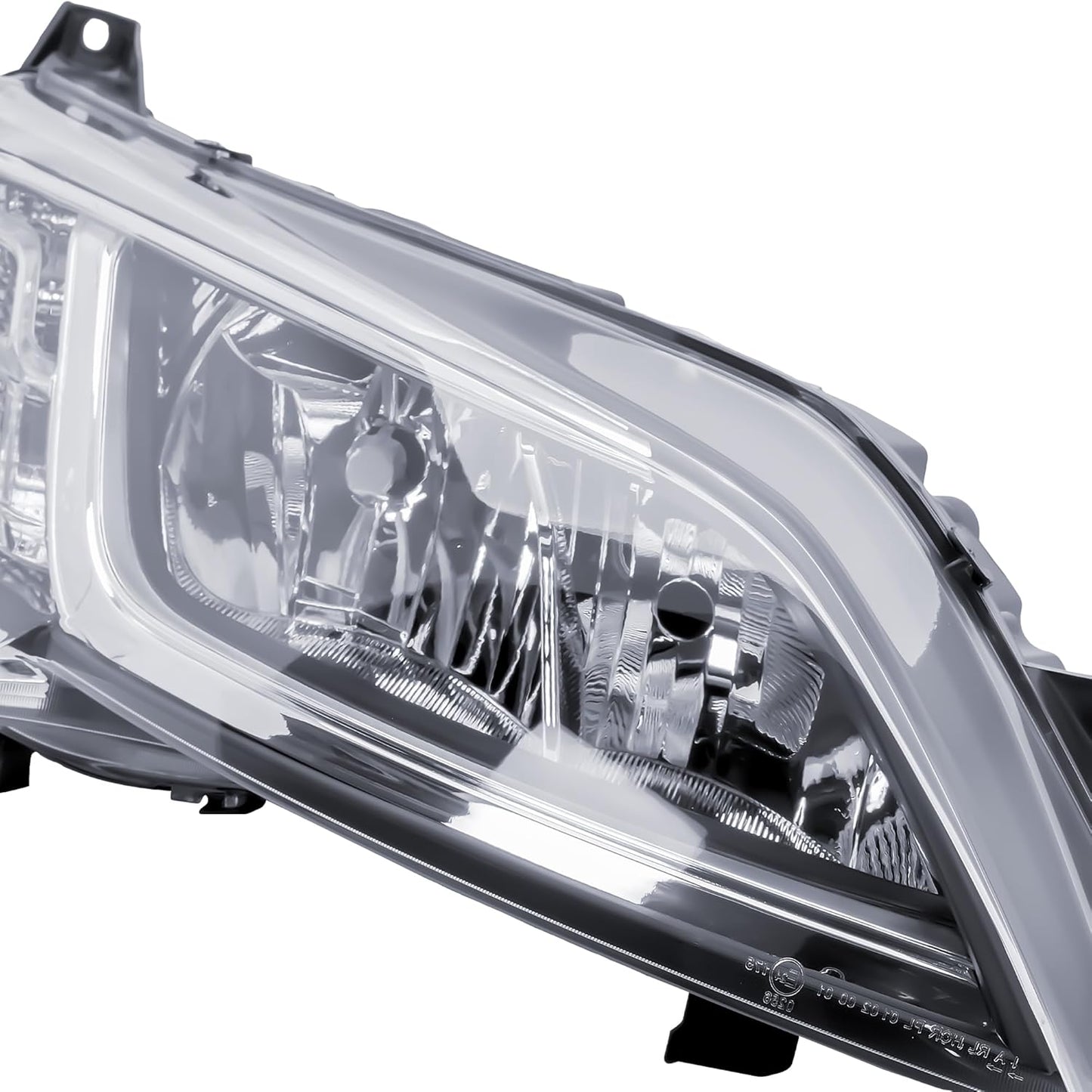 Aligoparts Driver Right Side Headlight Lamp O/S Chrome Strip Electric Adjustment for Ducato Relay Boxer Movano 2014–2024
