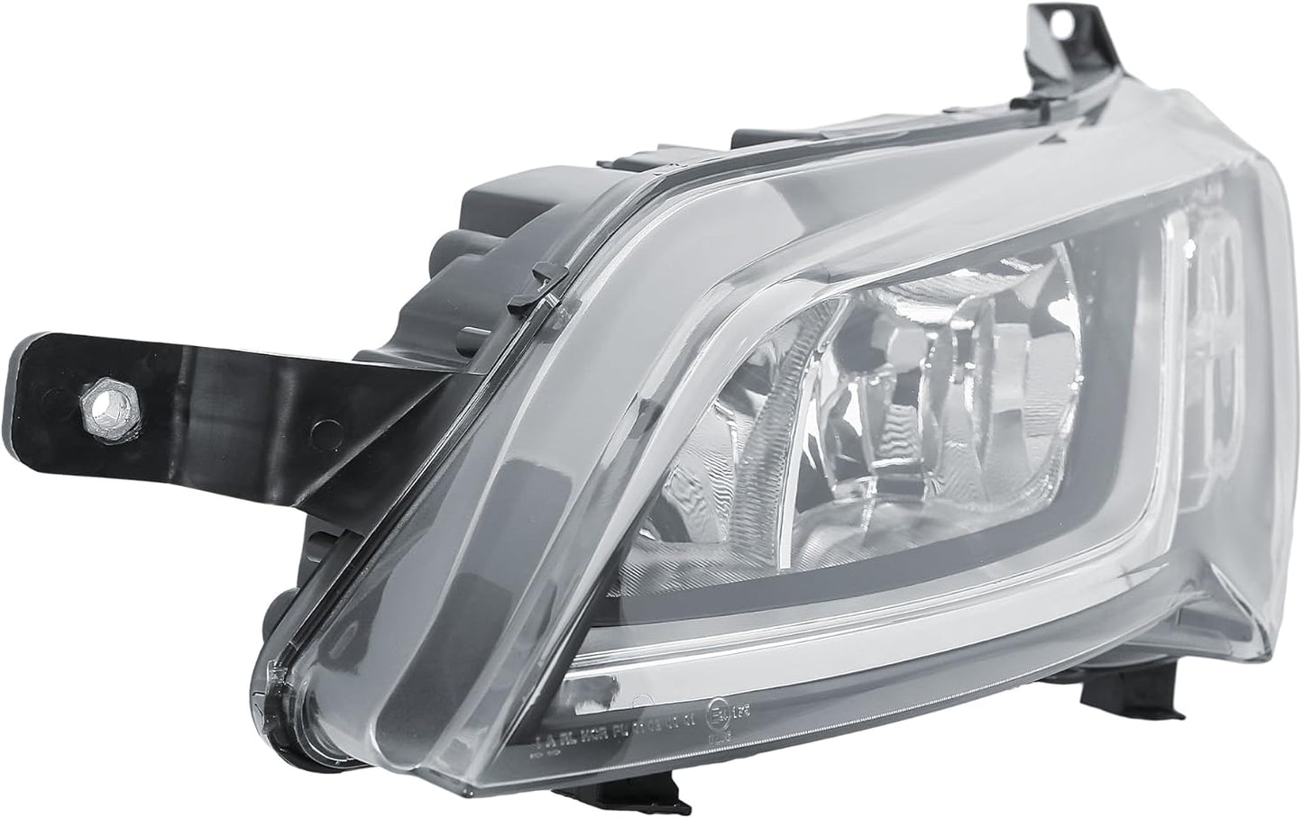 Aligoparts Passenger Left Side Headlight Lamp N/S Black Strip Electric Adjustment for Ducato Relay Boxer Movano 2014–2024