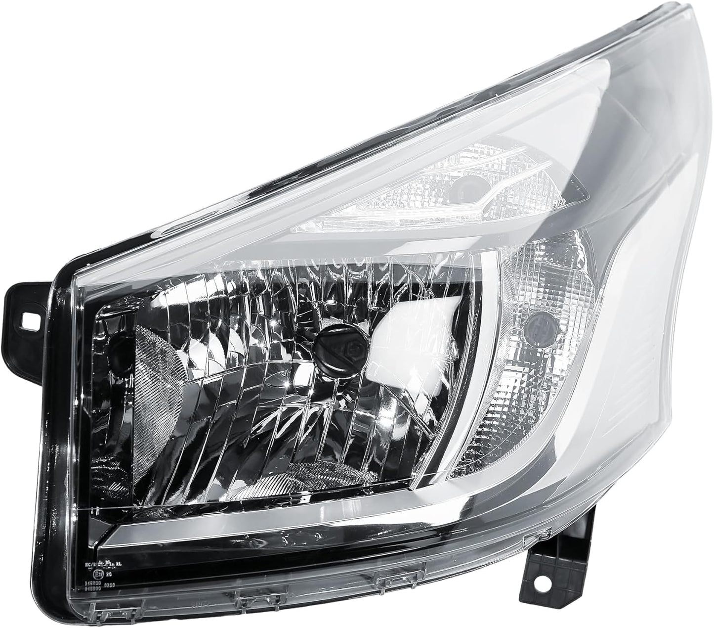Aligoparts Passenger Left Side Headlight Lamp N/S Electric Adjustment 6 Pins with DRL for Renault Trafic NV300 Talento 2014–2019