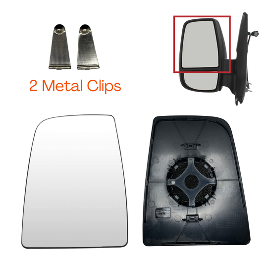 Aligoparts Right Upper Unheated Mirror Glass for Ford Transit MK8 2014 Onwards