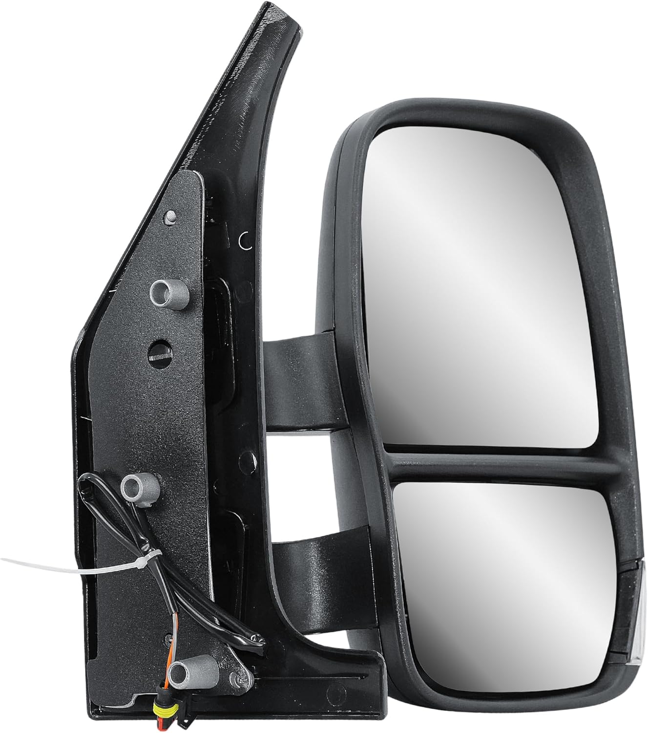Aligoparts Driver Right Side Door Wing Mirror O/S Manual Non-Heated Long Arm for IVECO Daily 2006–2013