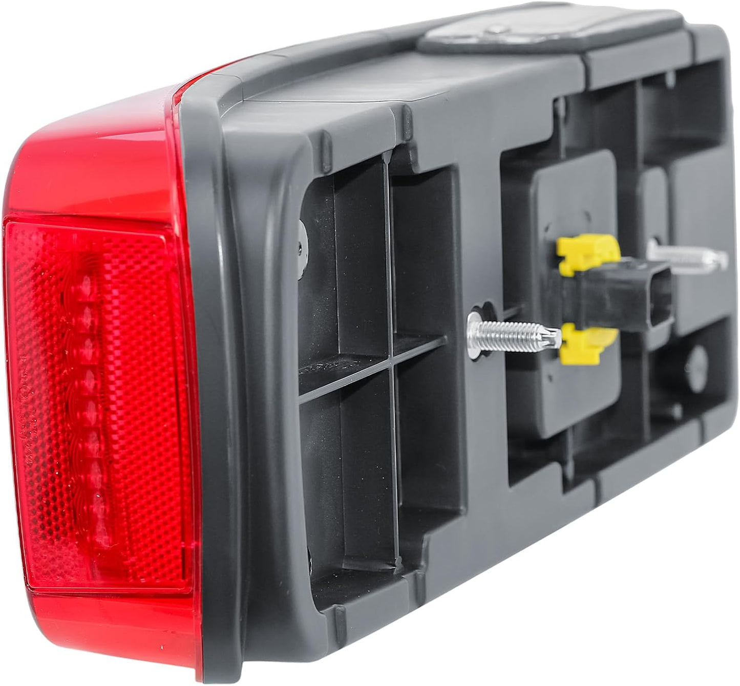 Aligoparts Passenger Left Side N/S 24V Full LED Tail Light Rear Lamp with Number Plate Light & Rear Plug for DAF XF CF LF XG XD XG+
