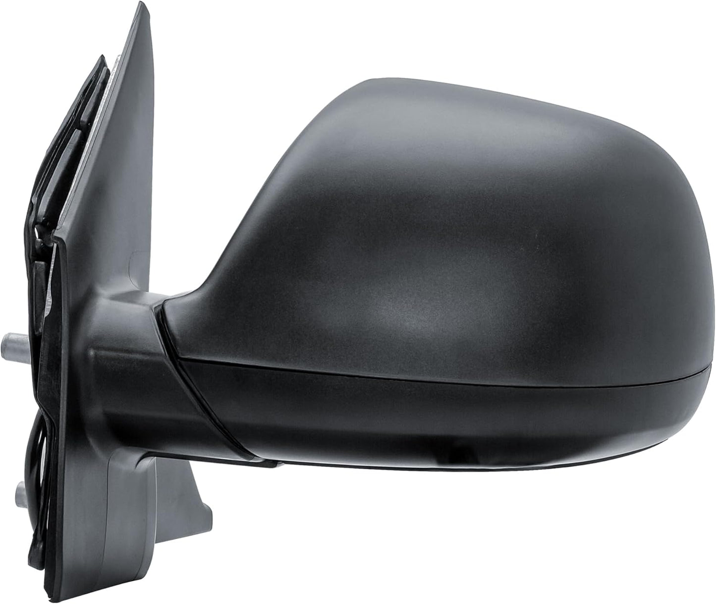 Aligoparts Driver Right Side Wing Mirror O/S Electric Heated Manual Folding Textured Cover for VW Transporter T5 2010–2015