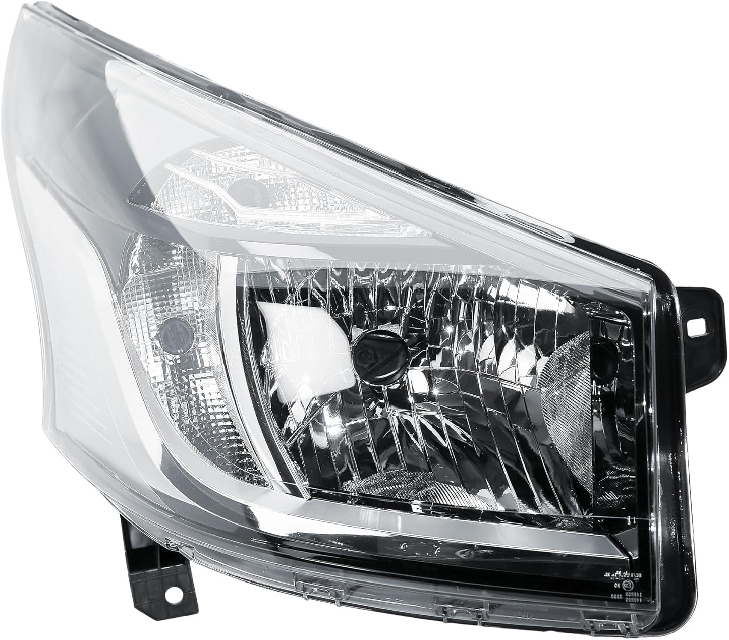 Aligoparts Driver Right Side Headlight Lamp O/S Electric Adjustment 6 Pins with DRL for Renault Trafic NV300 Talento 2014–2019