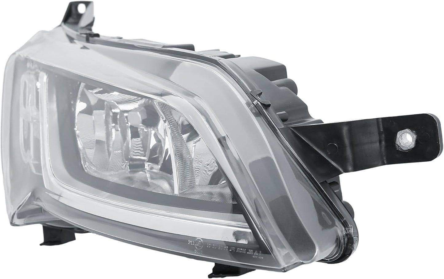 Aligoparts Driver Right Side Headlight Lamp O/S Black Strip Electric Adjustment for Ducato Relay Boxer Movano 2014–2024