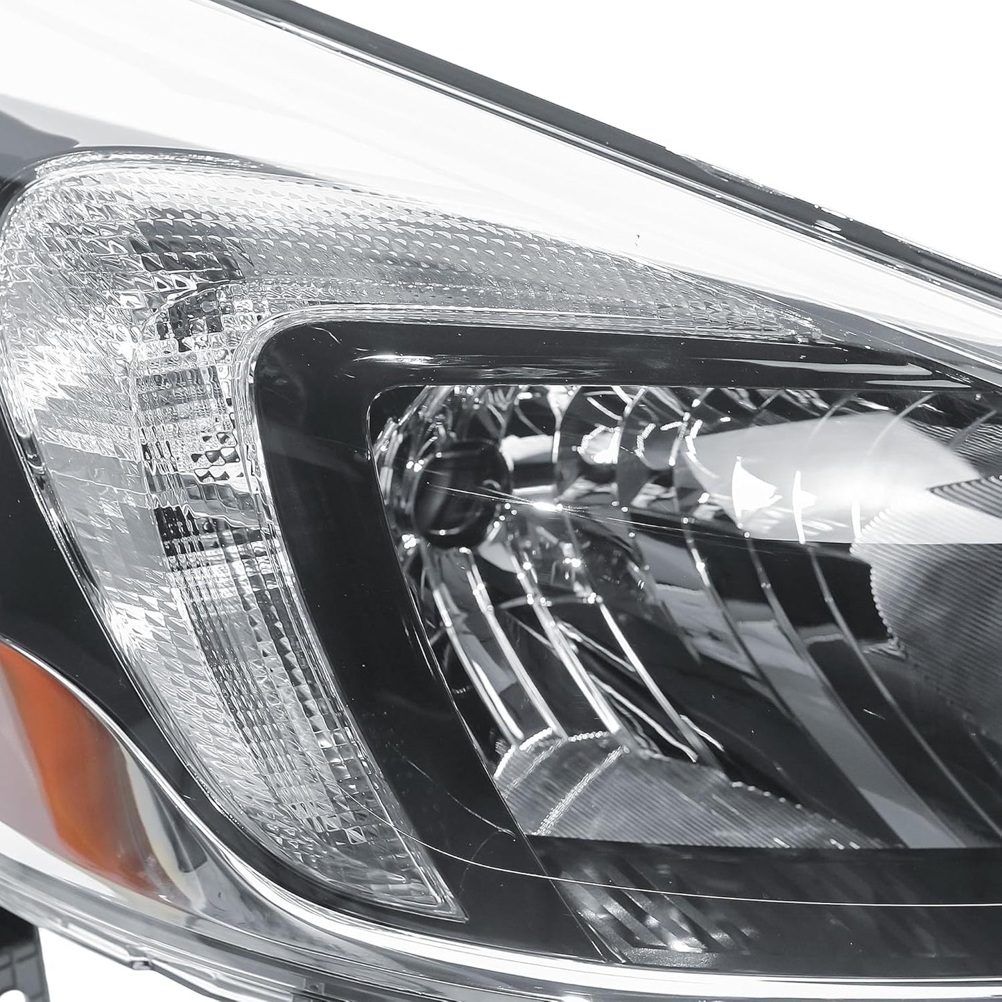 Aligoparts Driver Right Side Headlight Lamp O/S Electric Adjustment 6 Pins with DRL for Vauxhall Vivaro 2014–2019