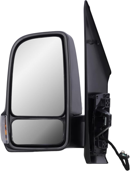 Aligoparts Passenger Left Side Door Wing Mirror N/S Electric Heated Short Arm for Mercedes Sprinter W907 W910 2019–2024