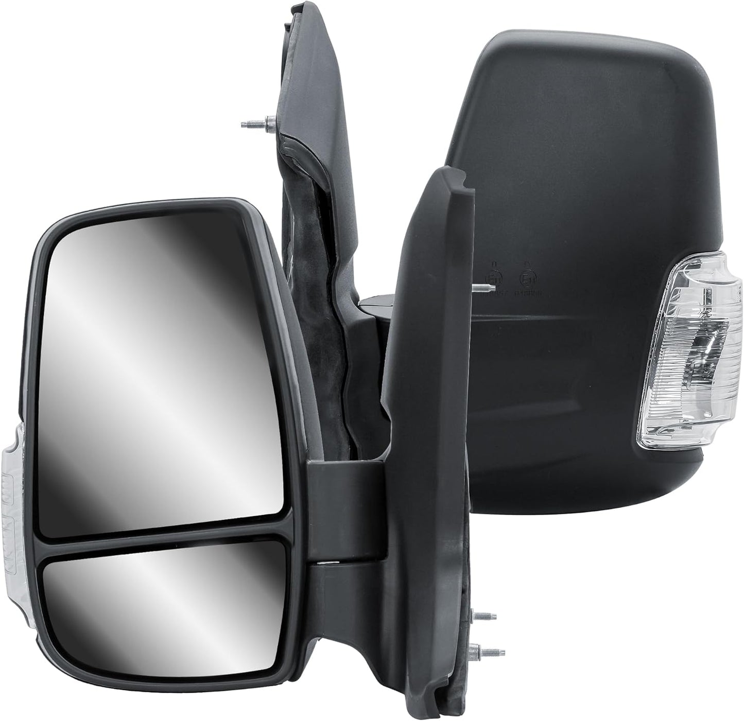 Aligoparts Passenger Left Side Door Wing Mirror N/S Electric Heated Short Arm for Ford Transit MK8 2014–2026