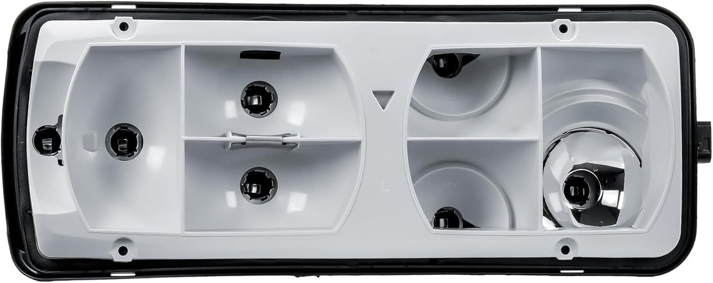 Aligoparts Passenger Left Side N/S 24V Halogen Tail Light Lamp with Number Plate Light for DAF CF XF XG XD XG+