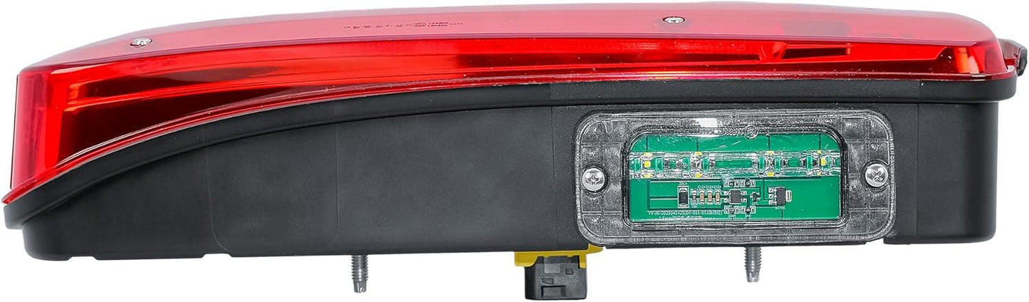 Aligoparts Passenger Left Side N/S 24V Full LED Tail Light Rear Lamp with Number Plate Light & Rear Plug for DAF XF CF LF XG XD XG+
