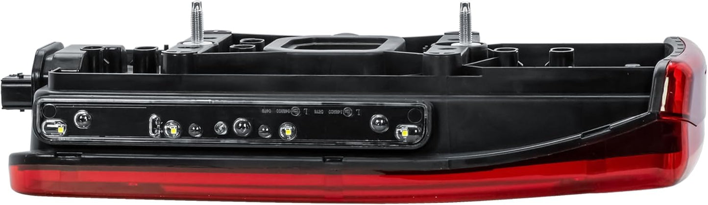 Aligoparts Passenger Left Side N/S 24V Full LED Tail Light Rear Lamp with Number Plate Light for Iveco Stralis, X-Way, T-Way & D-Way