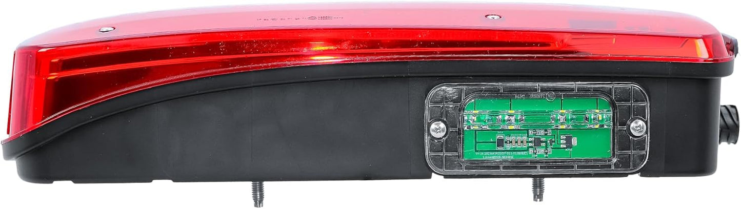 Aligoparts Passenger Left Side N/S 24V Full LED Tail Light Rear Lamp with Number Plate Light for MAN TGX TGS TGA TGL TGM