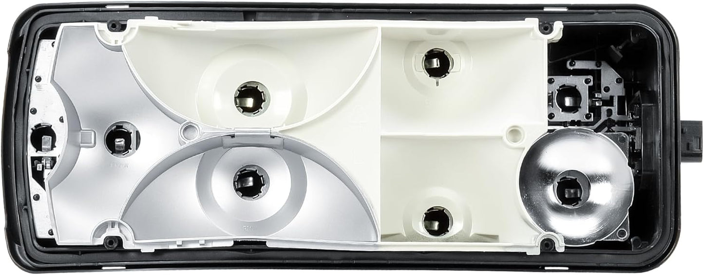 Aligoparts Passenger Left Side N/S 24V Halogen Tail Light Rear Lamp with Number Plate Light for IVECO Stralis & EuroCargo