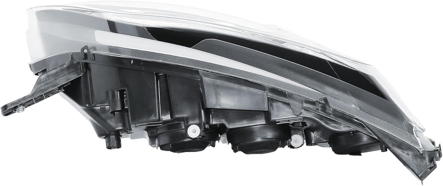 Aligoparts Driver Right Side Headlight Lamp O/S Black Strip Electric Adjustment for Ducato Relay Boxer Movano 2014–2024