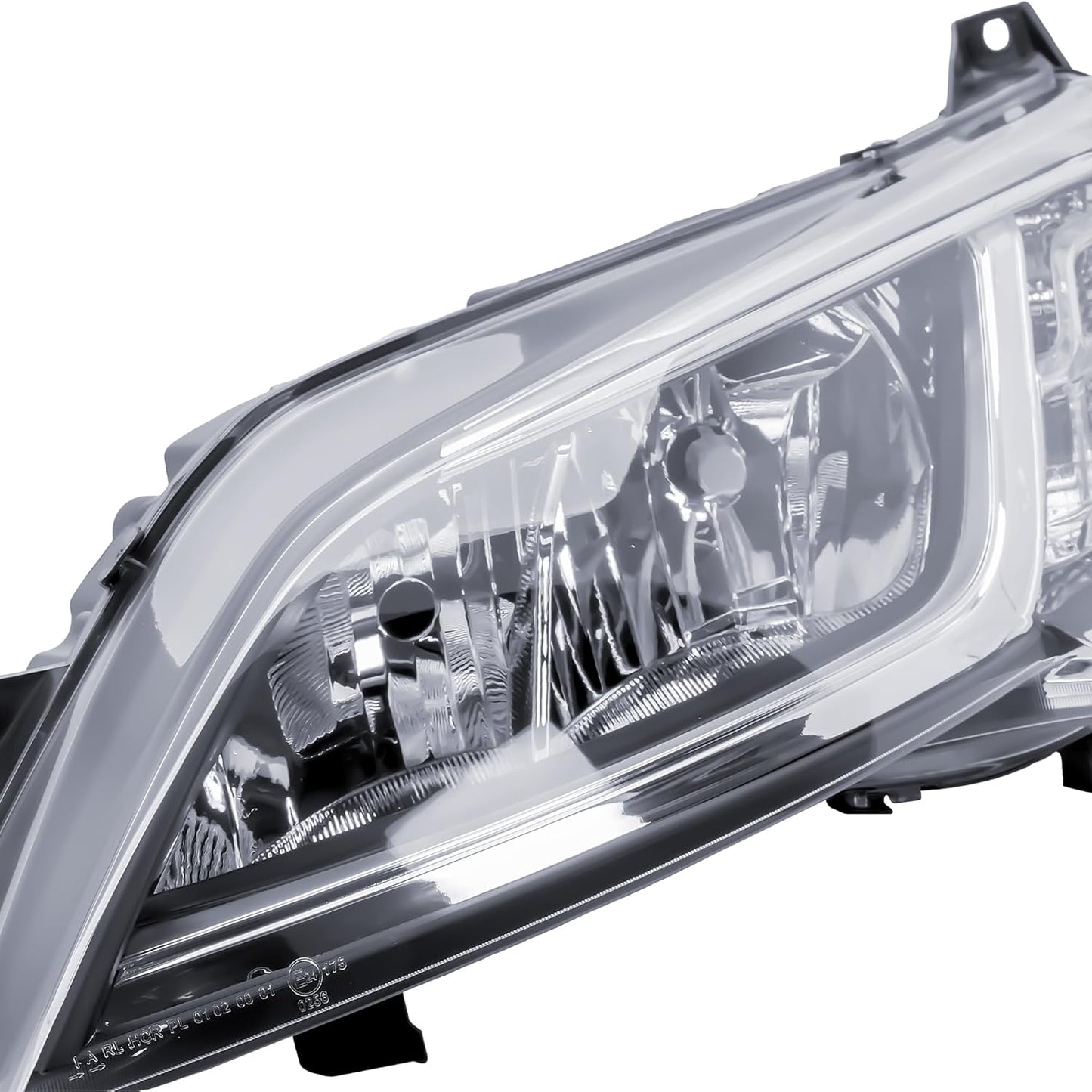 Aligoparts Passenger Left Side Headlight Lamp N/S Chrome Strip Electric Adjustment for Ducato Relay Boxer Movano 2014–2024
