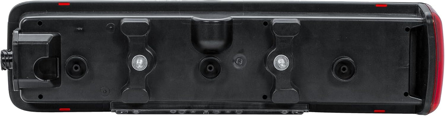 Aligoparts Passenger Left Side N/S 24V Full LED Tail Light Rear Lamp with Number Plate Light for Volvo Euro 6 FH FM FL FMX & Renault T K C (2013+)