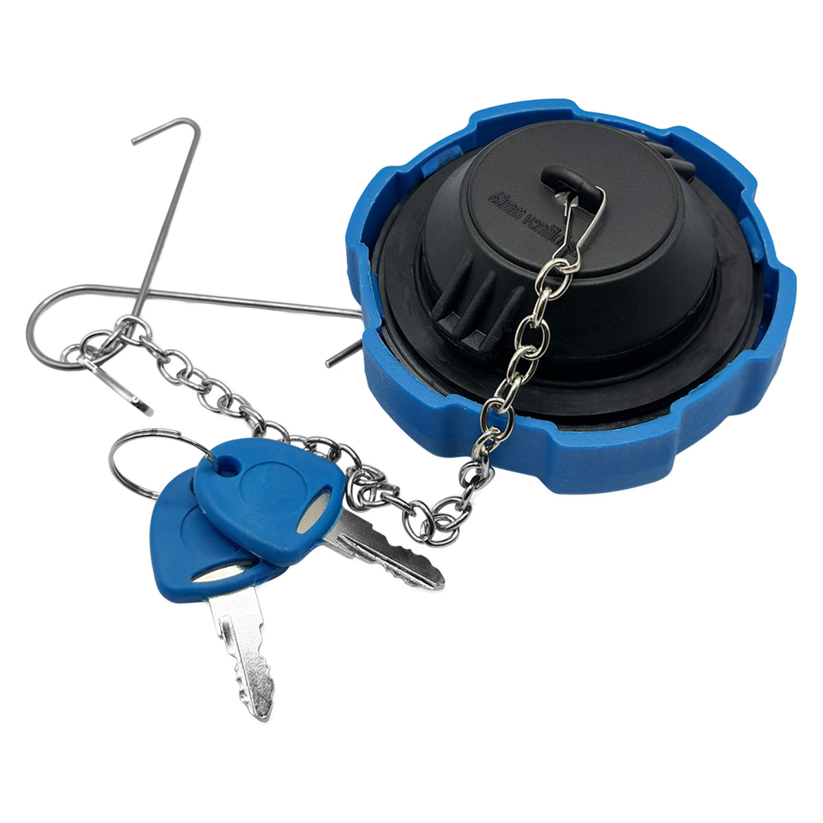 60mm Fuel Diesel Petrol Tank Cap For Volvo, DAF, Scania, Iveco, Ford — 2 Year Warranty