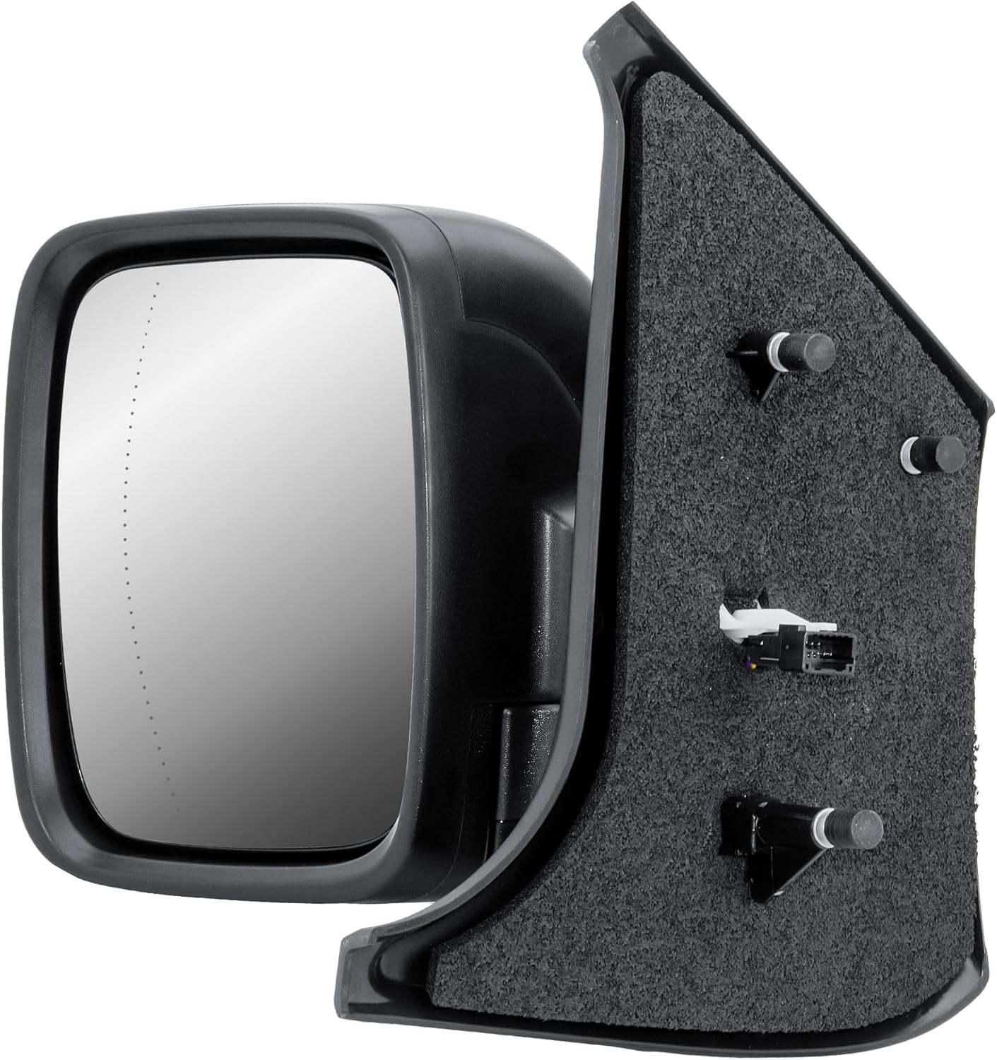 Aligoparts Passenger Left Side Wing Mirror N/S Electric Heated Manual Folding Textured Cover for Renault Trafic Primastar 2021–2025
