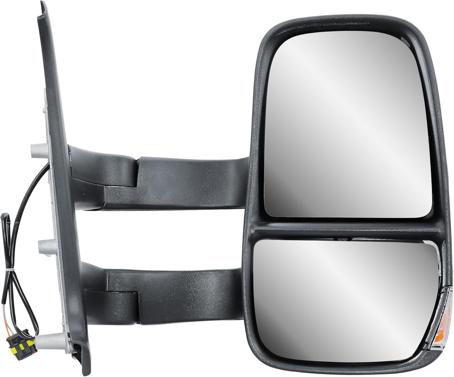 Aligoparts Driver Right Side Door Wing Mirror O/S Manual Non-Heated Long Arm for IVECO Daily 2006–2013
