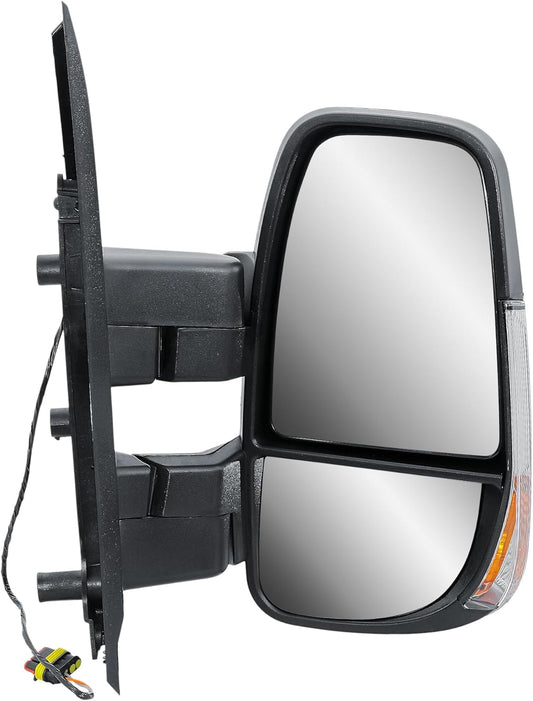 Aligoparts Driver Right Side Door Wing Mirror O/S Manual Non-Heated for IVECO Daily 2014–2025
