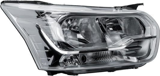 Aligoparts Driver Right Side Headlight Lamp O/S Electric Adjustment Chrome Strip for Ford Transit MK8 2014–2026