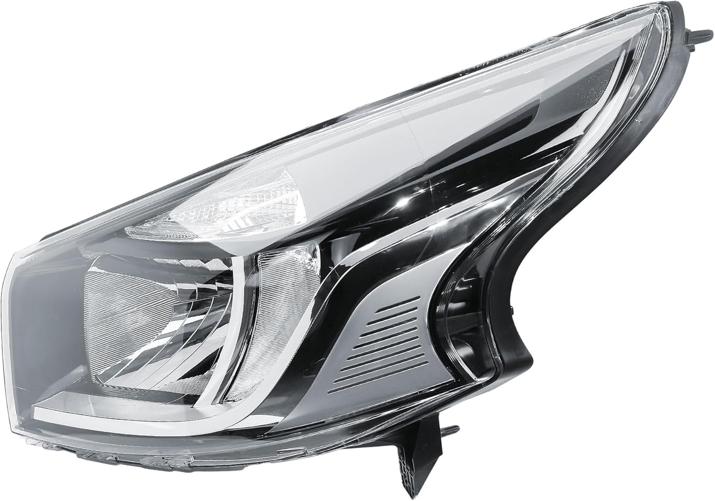 Aligoparts Passenger Left Side Headlight Lamp N/S Electric Adjustment 6 Pins with DRL for Renault Trafic NV300 Talento 2014–2019