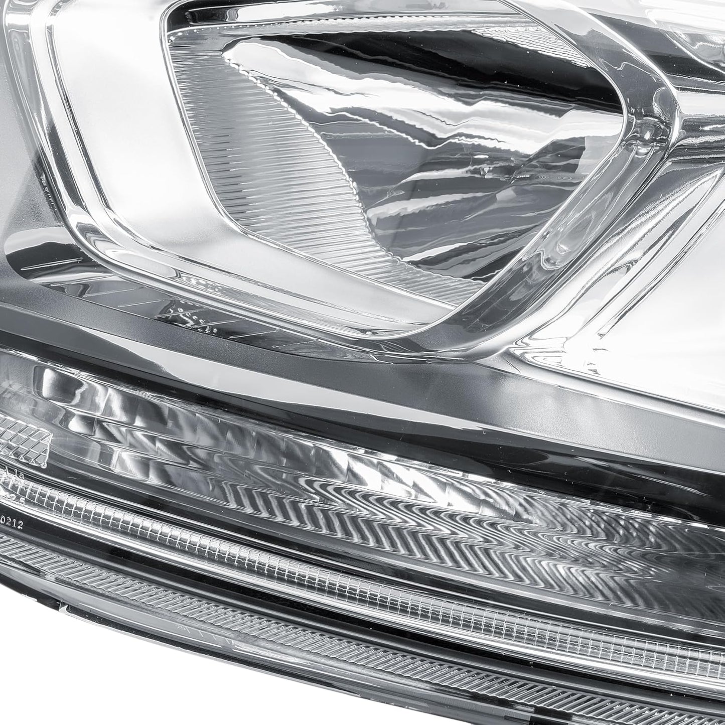 Aligoparts Driver Right Side Headlight Lamp O/S with Projector Electric Adjustment for Ford Transit Tourneo Custom 2020–2023