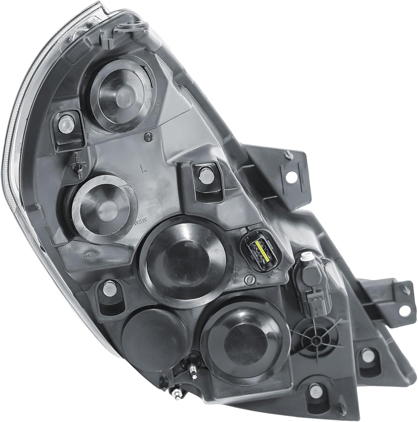 Aligoparts Passenger Left Side Headlight Lamp N/S Electric Adjustment With Motor No Fog Light for Renault Master Movano 2010–2019
