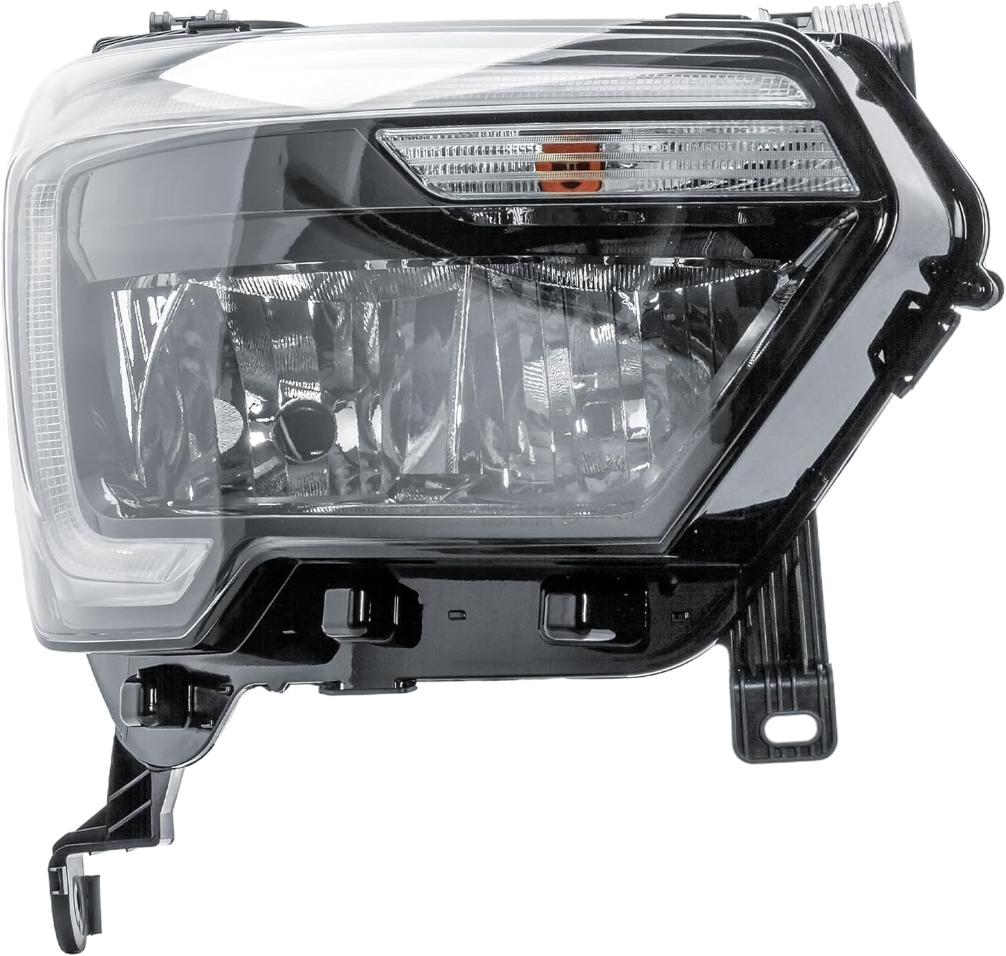 Aligoparts Driver Right Side Headlight Lamp O/S Electric Adjustment With Motor LED DRL for Renault Master 2019–2024