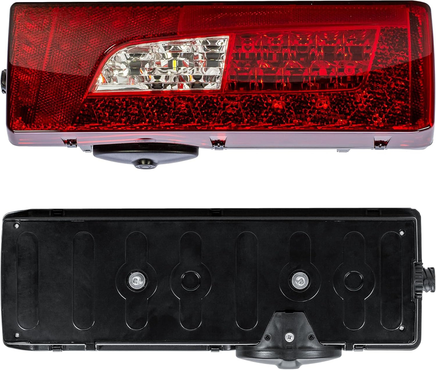 Aligoparts Driver Right Side O/S 24V Full LED Tail Light Rear Lamp with Reverse Buzzer for Scania P G R S L Series
