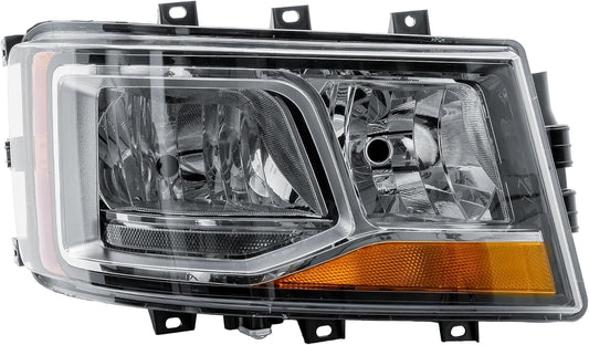 Aligoparts Driver Right Side O/S Headlight Head Lamp Electric Adjustment LED DRL 24V for Scania P G R S Series