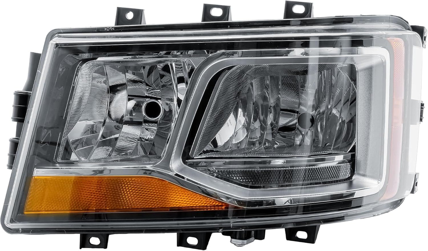 Aligoparts Passenger Left Side Headlight Lamp N/S Electric Adjustment LED DRL for Scania Truck P G R S Series