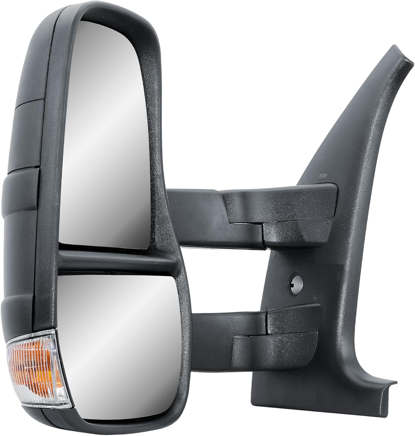 Aligoparts Passenger Left Side Door Wing Mirror N/S Manual Non-Heated Long Arm with Temperature Sensor for IVECO Daily 2006–2013