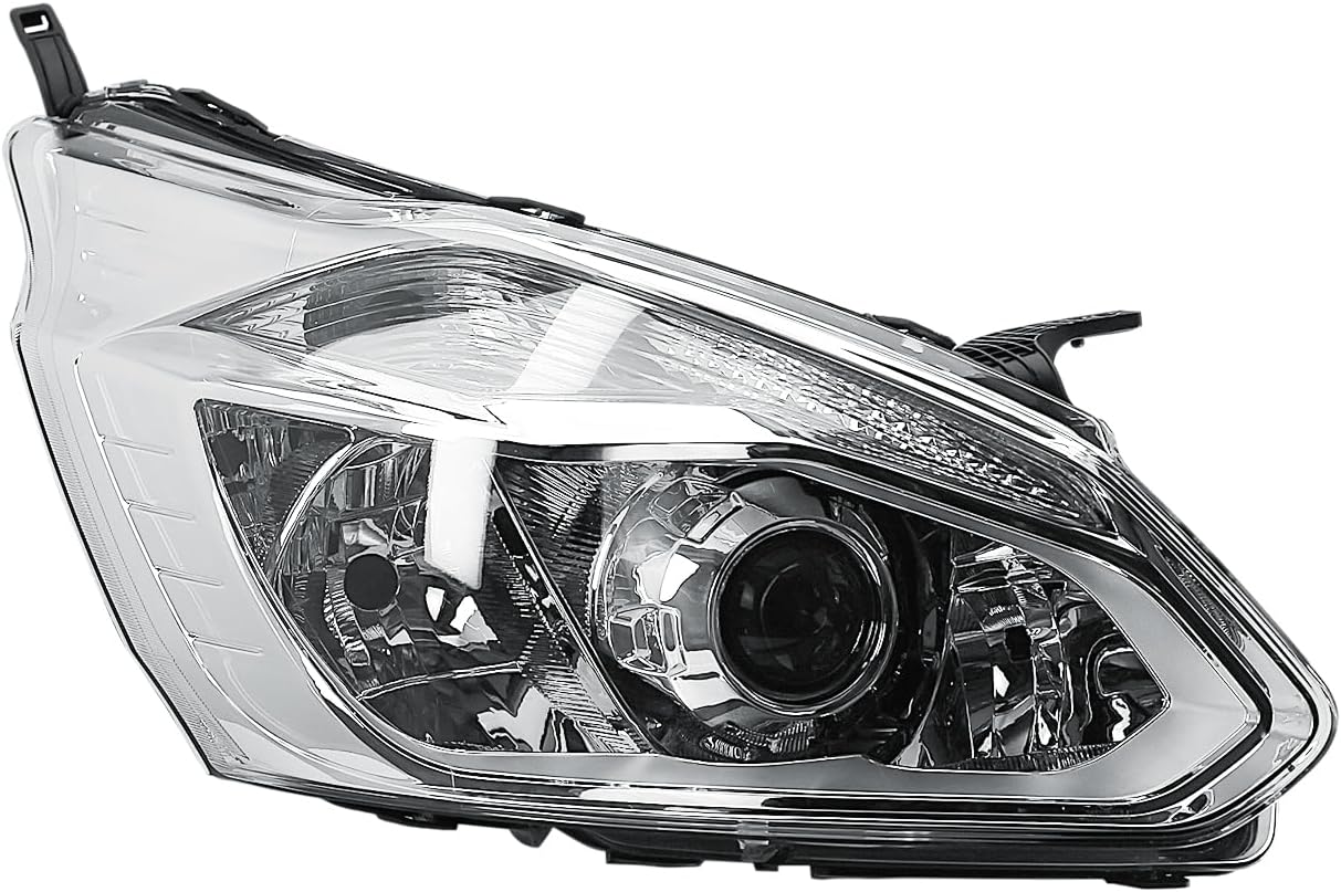 Aligoparts Driver Right Side Headlight Lamp O/S Projector Electric Adjustment for Ford Transit Tourneo Custom 2013–2019
