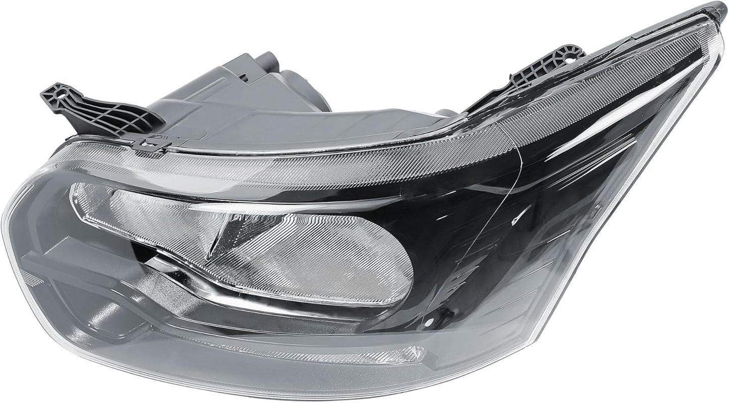 Aligoparts Passenger Left Side Headlight Lamp N/S Electric Adjustment Black Strip for Ford Transit MK8 2014–2026